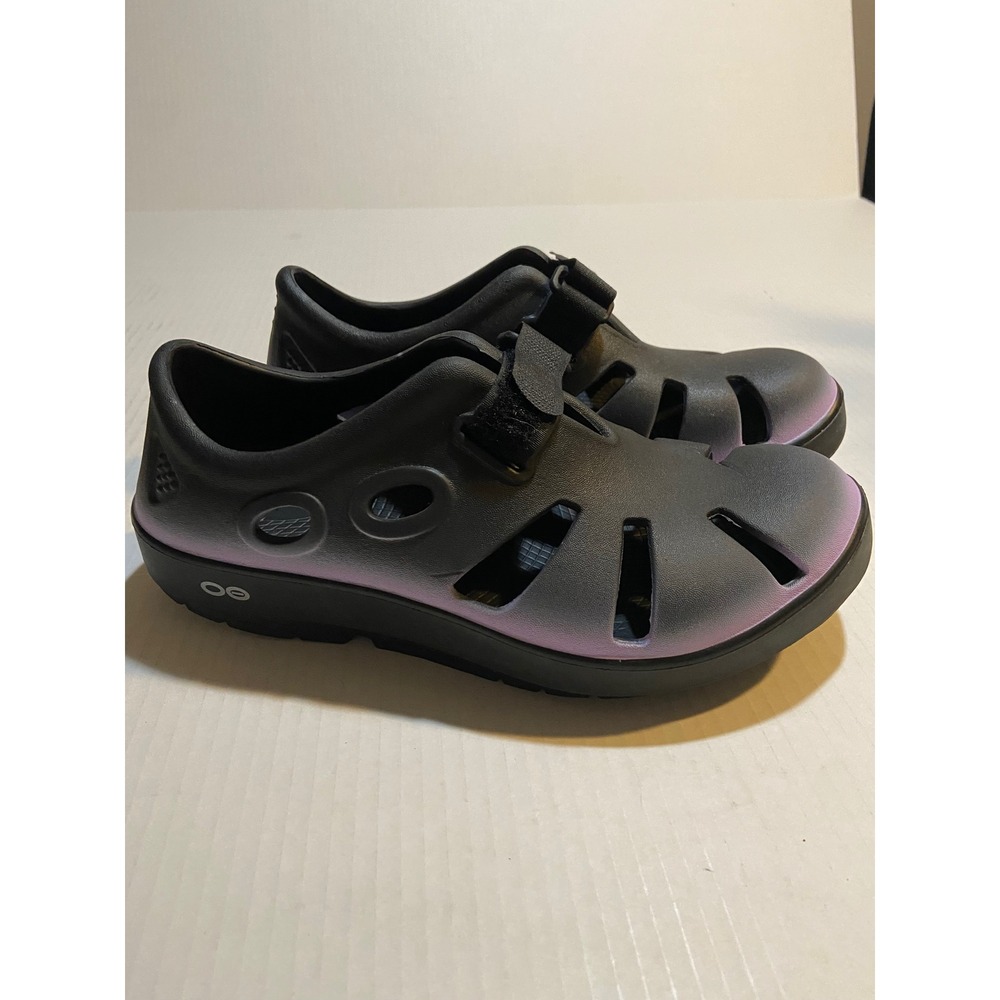 OOFOS Sport Oocandoo‎ Black Purple Shoes US 8 - Picture 2 of 8